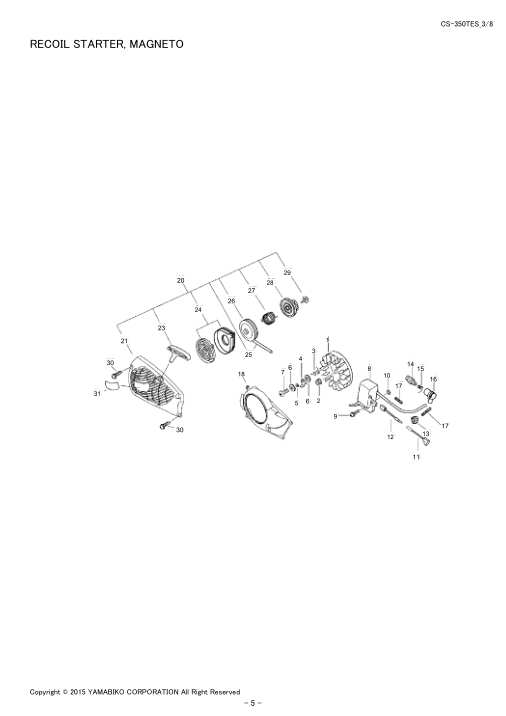 Echo CS-350TES IPL / Parts List source page 7