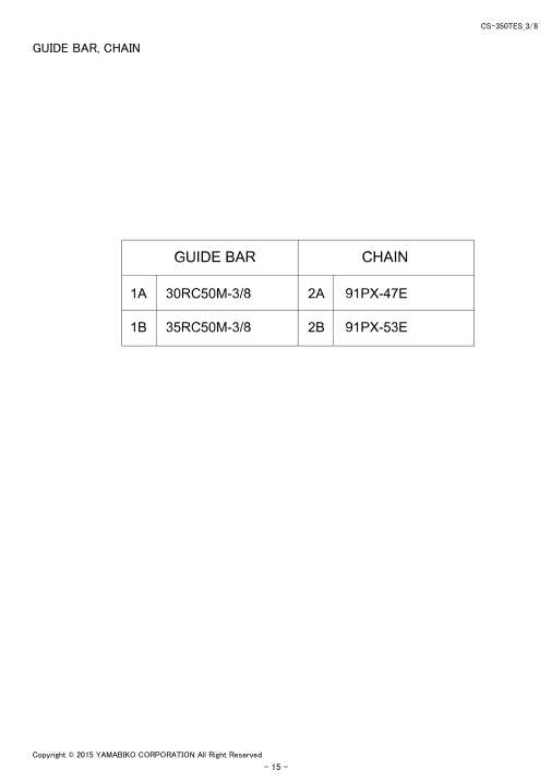Echo CS-350TES IPL / Parts List source page 17