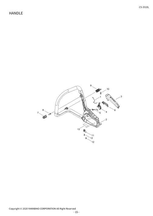 Echo CS-3510L IPL / Parts List source page 17
