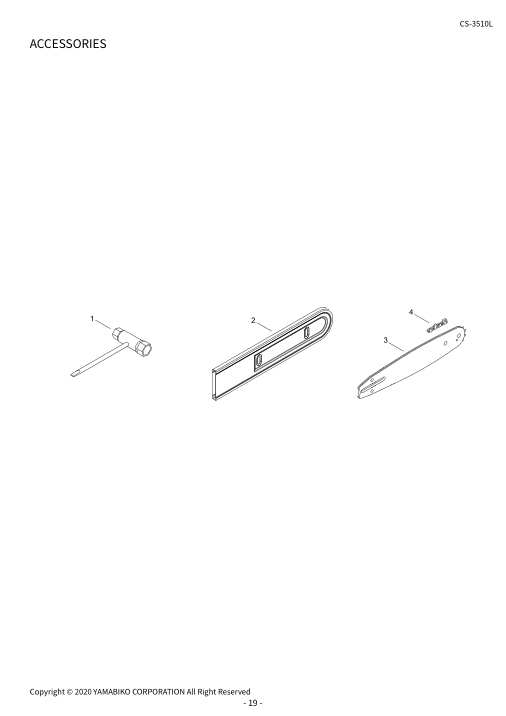 Echo CS-3510L IPL / Parts List source page 21