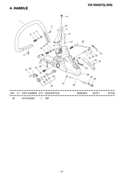 Echo CS-550 IPL / Parts List source page 9