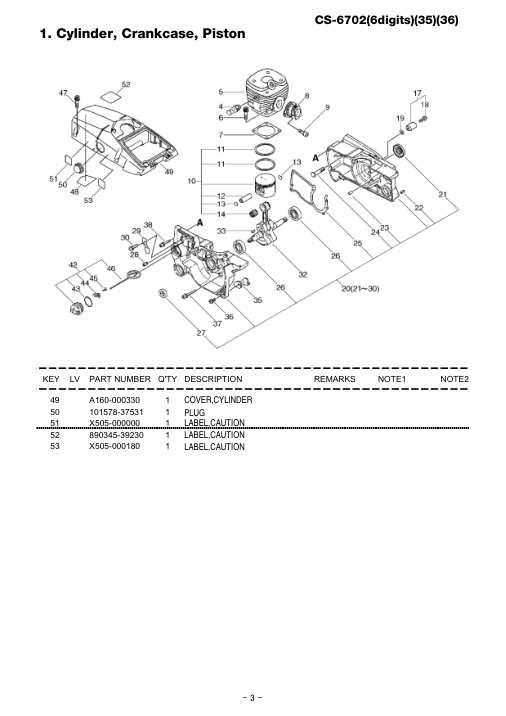 Echo CS-6702 IPL / Parts List source page 4