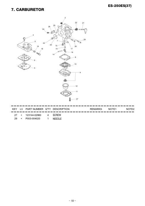 Echo ES-250ES IPL / Parts List source page 11