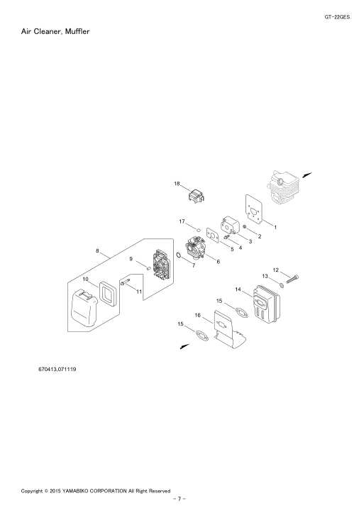 Echo GT-22GES IPL / Parts List source page 9