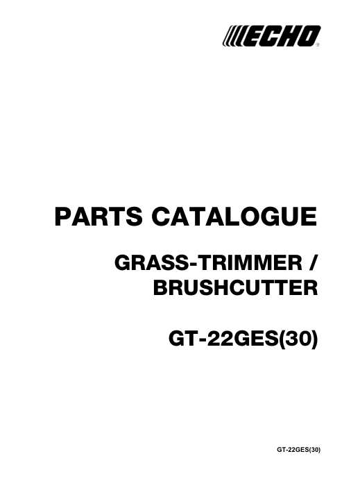 Echo GT-22GES IPL / Parts List