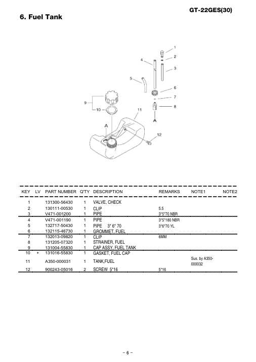Echo GT-22GES IPL / Parts List source page 7