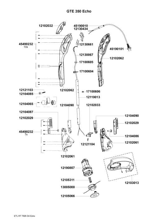 Echo GTE-350 IPL / Parts List