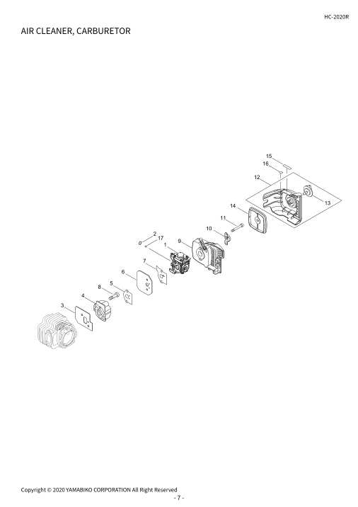 Echo HC-2020R IPL / Parts List source page 9