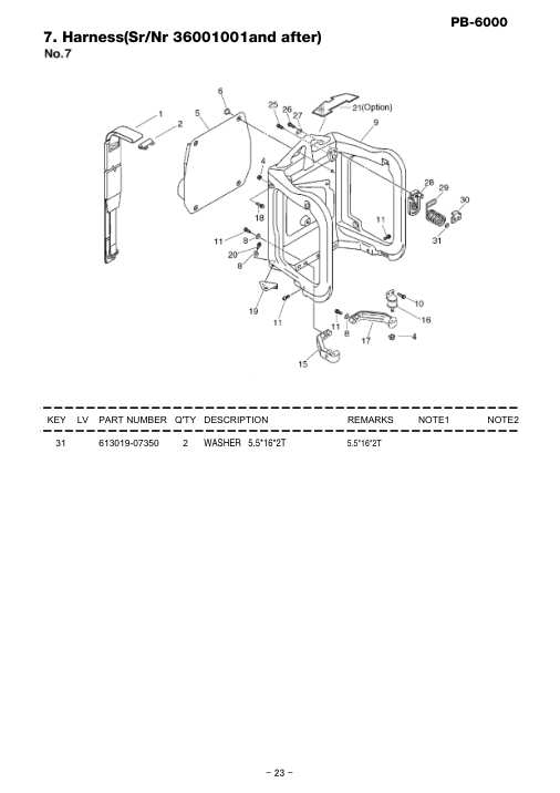 Echo PB-6000 IPL / Parts List source page 24
