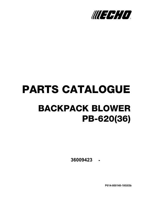 Echo PB-620 IPL / Parts List