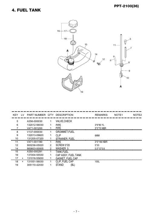 Echo PPT-2100 IPL / Parts List source page 8