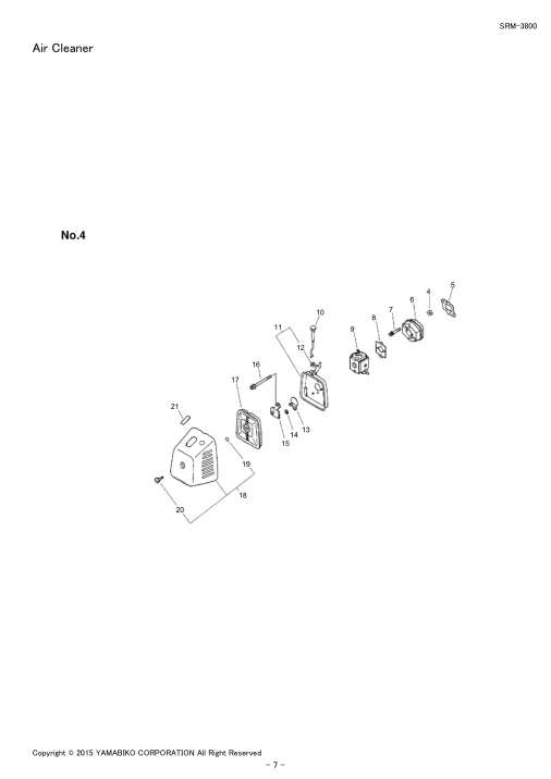 Echo SRM-3800 IPL / Parts List source page 9