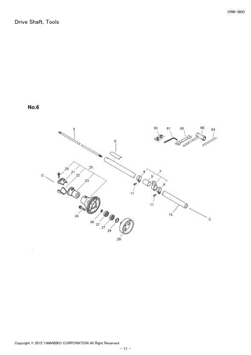 Echo SRM-3800 IPL / Parts List source page 13