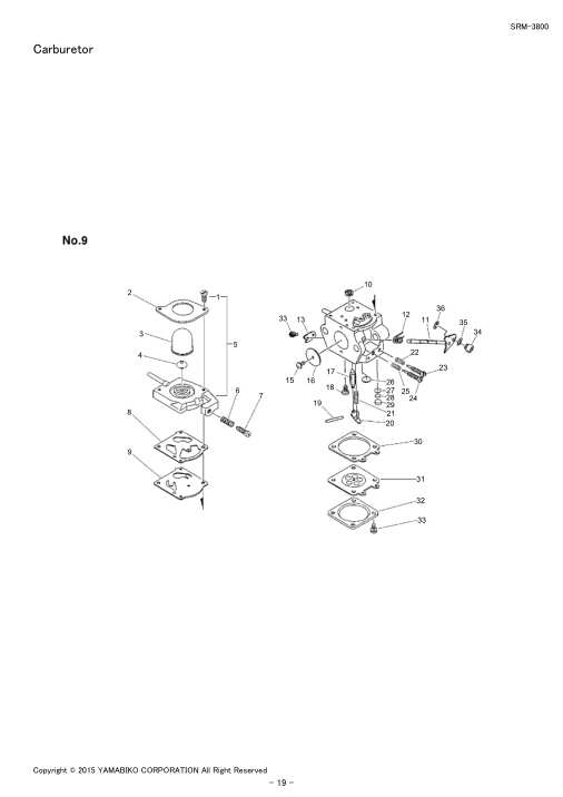 Echo SRM-3800 IPL / Parts List source page 21