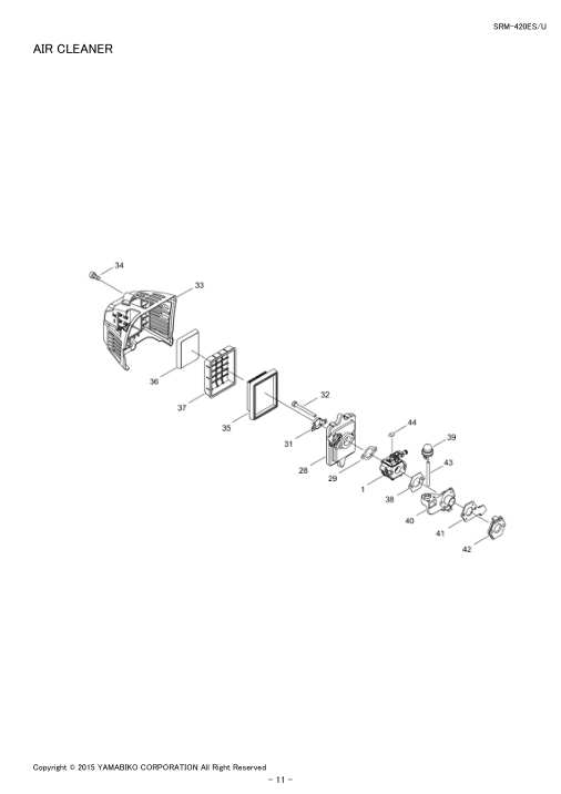 Echo SRM-420ES IPL / Parts List source page 13