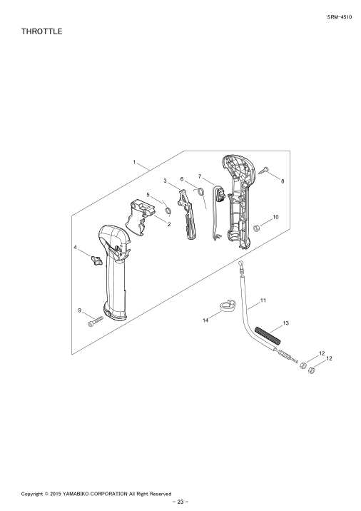 Echo SRM-4510 IPL / Parts List source page 25