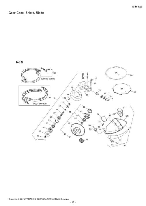 Echo SRM-4600 IPL / Parts List source page 19