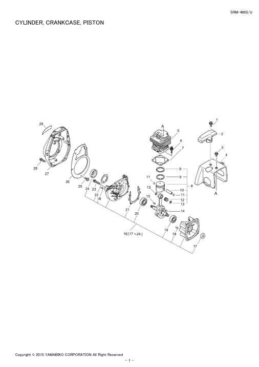 Echo SRM-4605 IPL / Parts List source page 3