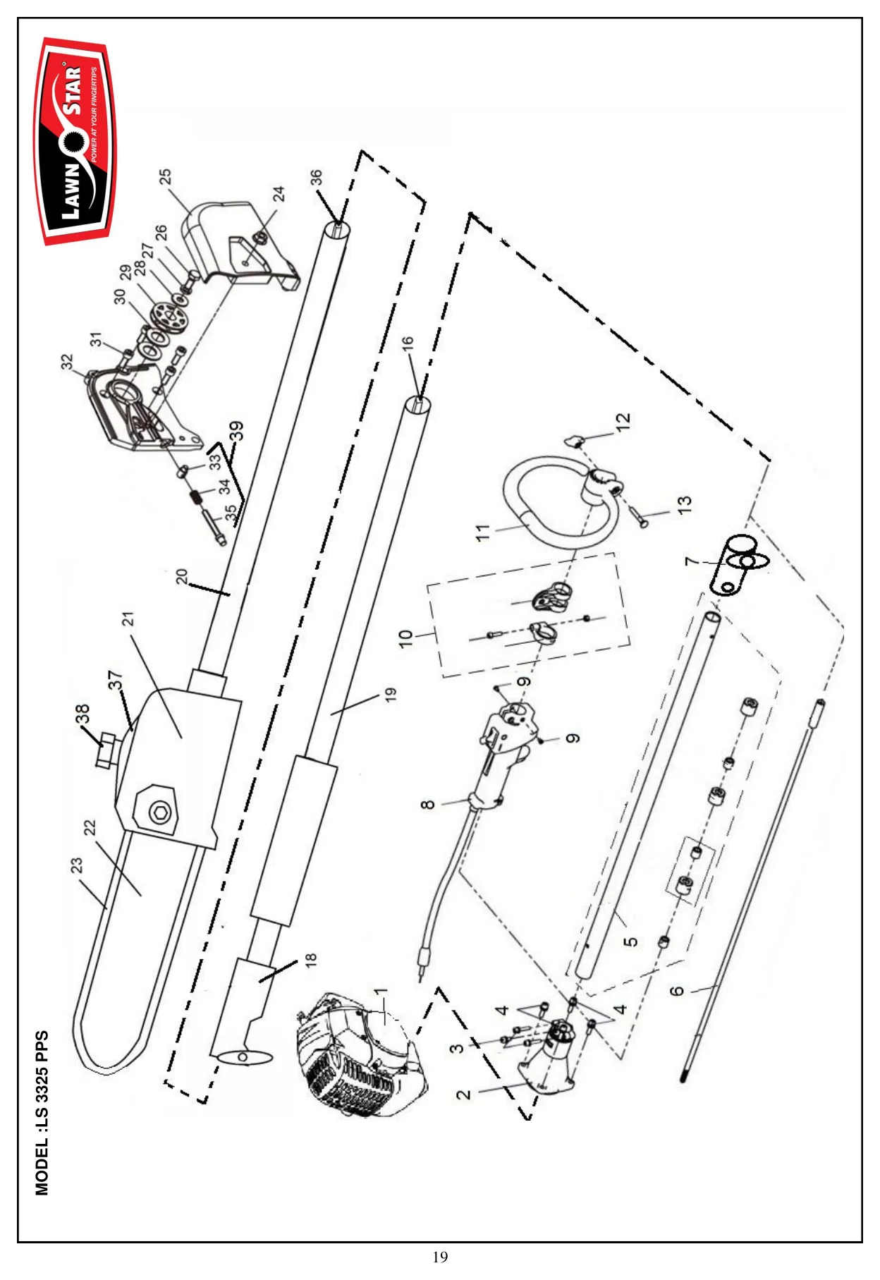 LS 3325 PPS exploded parts diagram