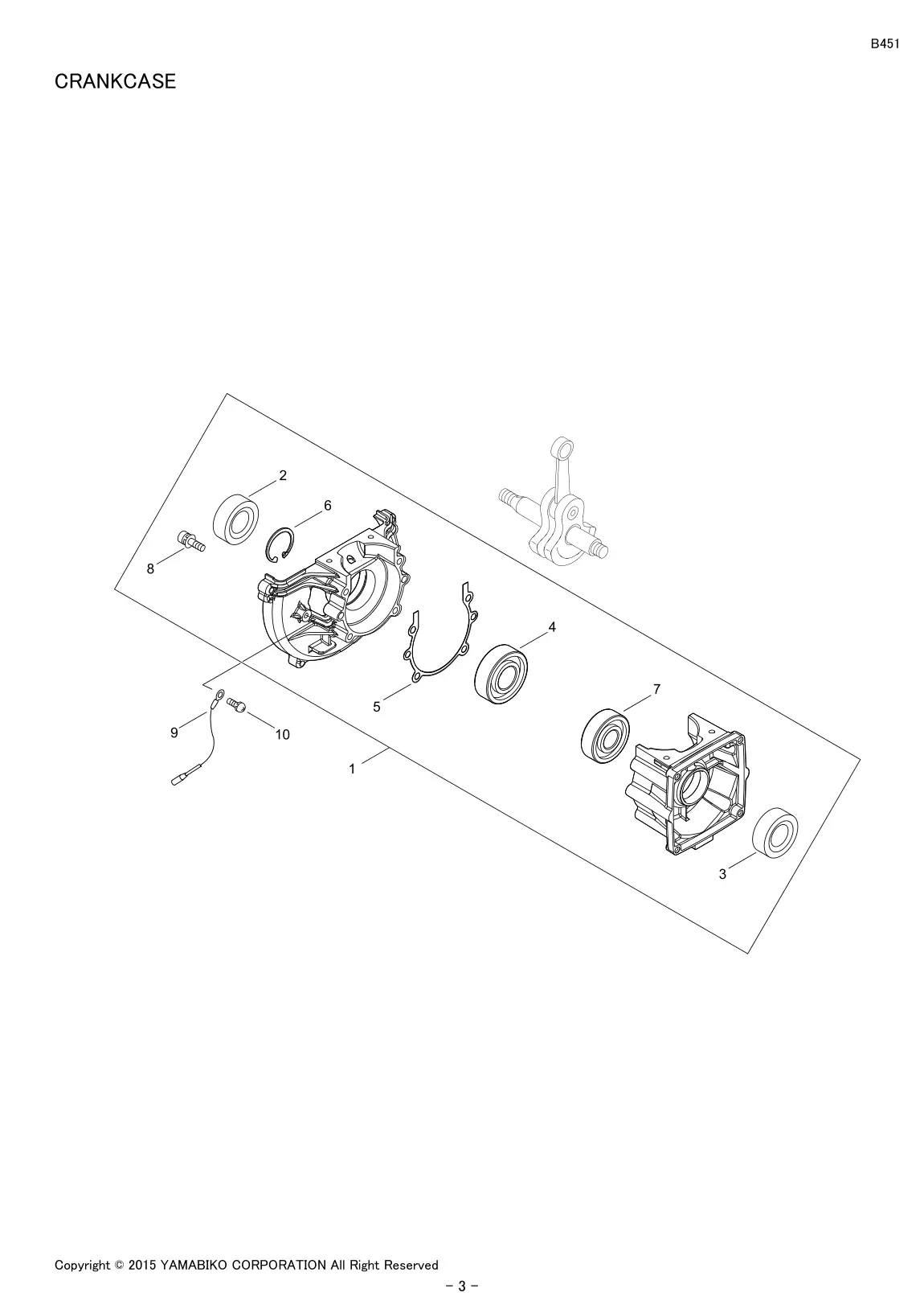 B451 IPL page 5 - CRANKCASE