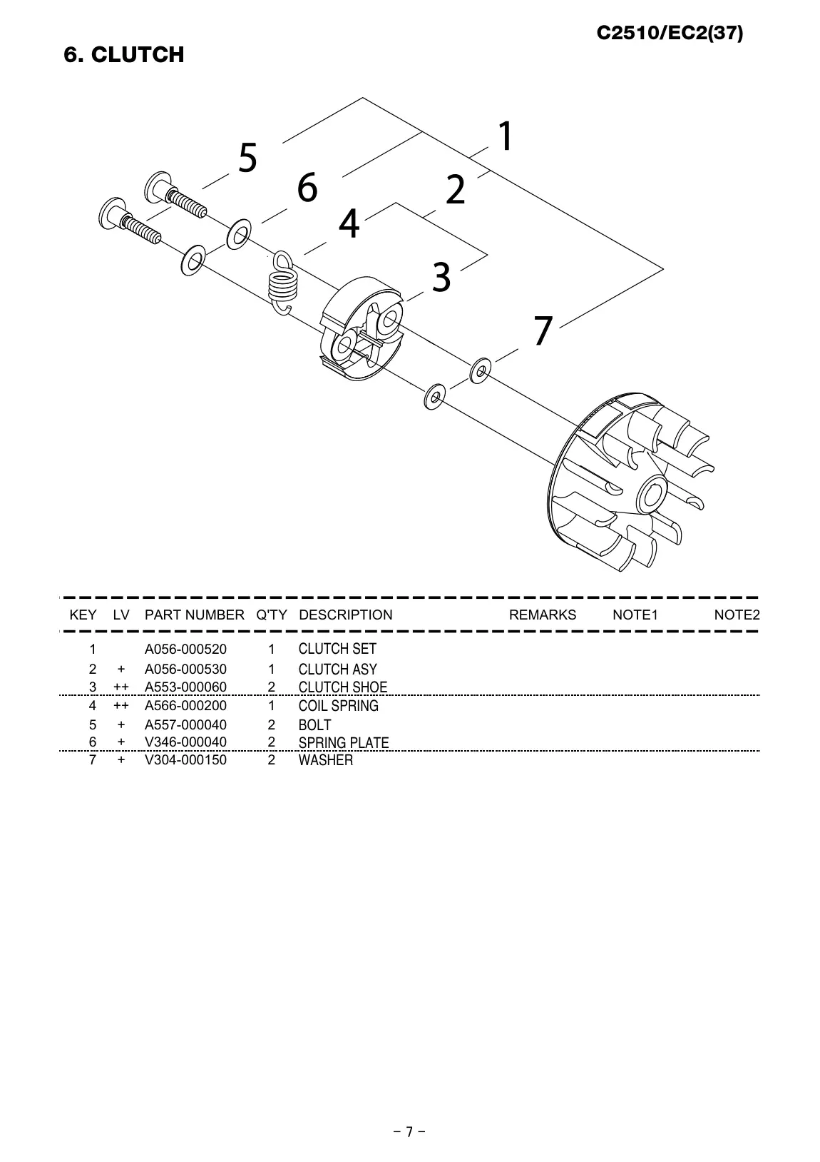 C2510 EC2 IPL page 8 - WASHER