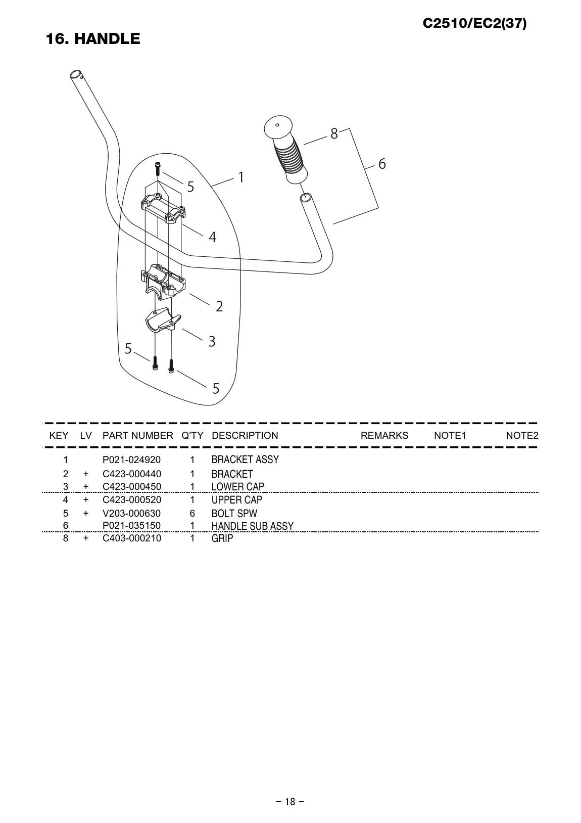 C2510 EC2 IPL page 19 - GRIP