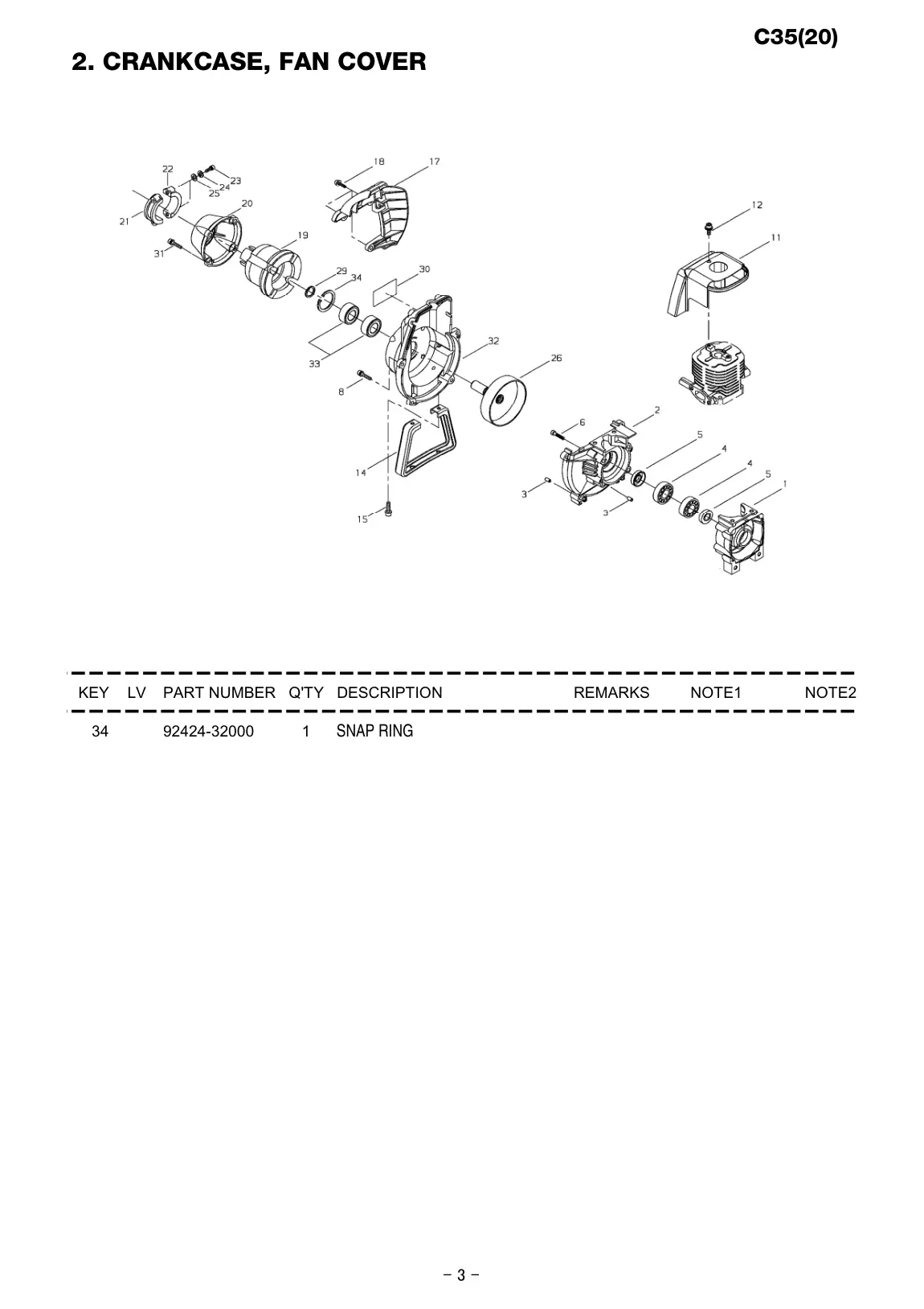 C35 IPL page 4 - SNAP RING