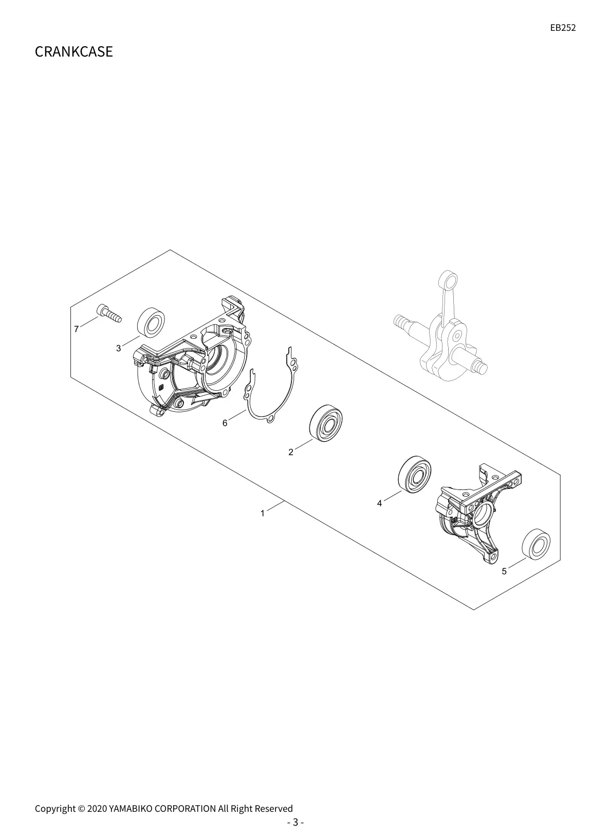 EB252 IPL page 5 - CRANKCASE