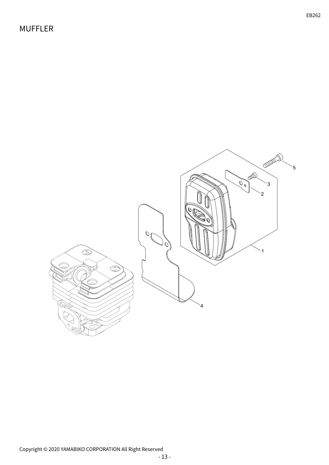 EB262 IPL page 15 - MUFFLER