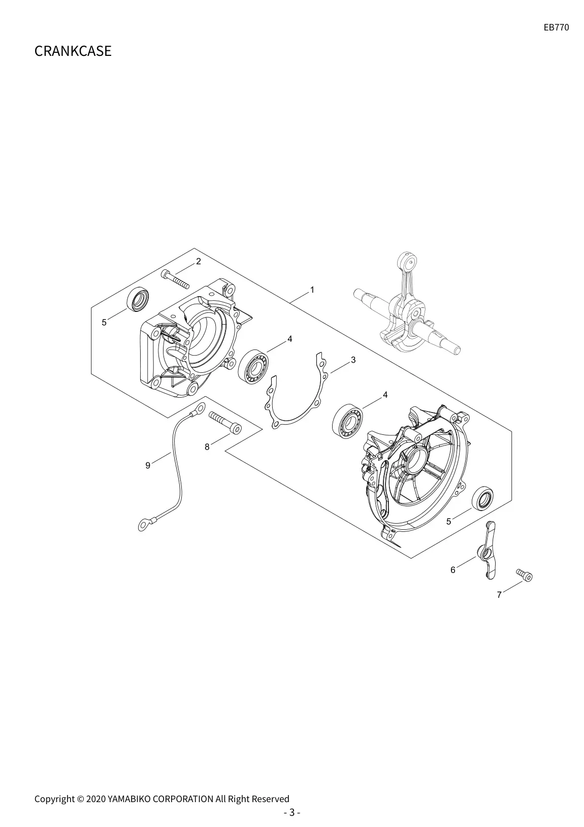 EB770 IPL page 6 - CRANKCASE