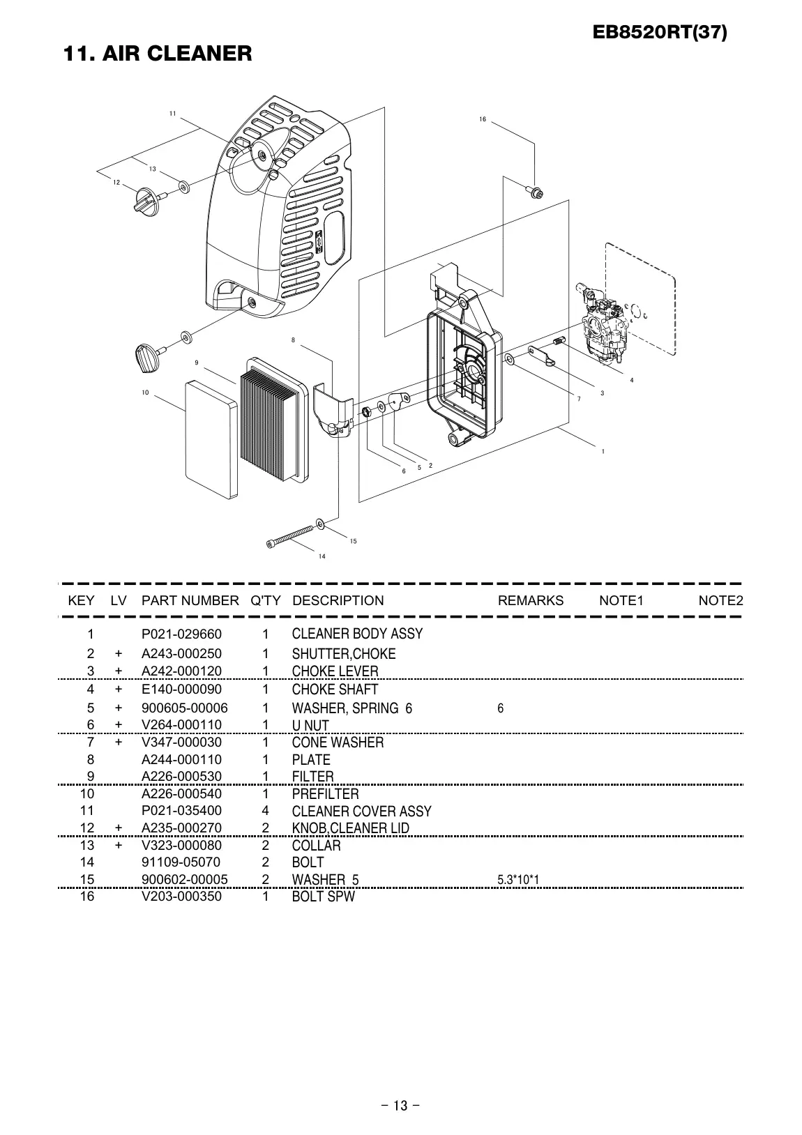 EB8520RT IPL page 14 - BOLT SPW