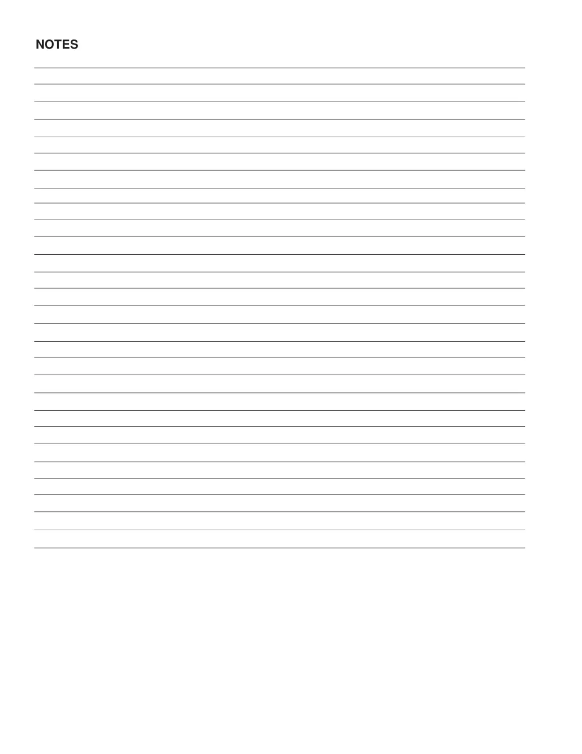 Edger Attachment IPL page 5 - NOTES